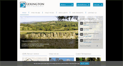 Desktop Screenshot of lexingtonwealth.co.uk