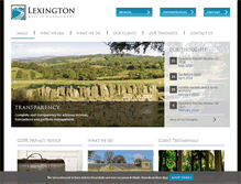 Tablet Screenshot of lexingtonwealth.co.uk